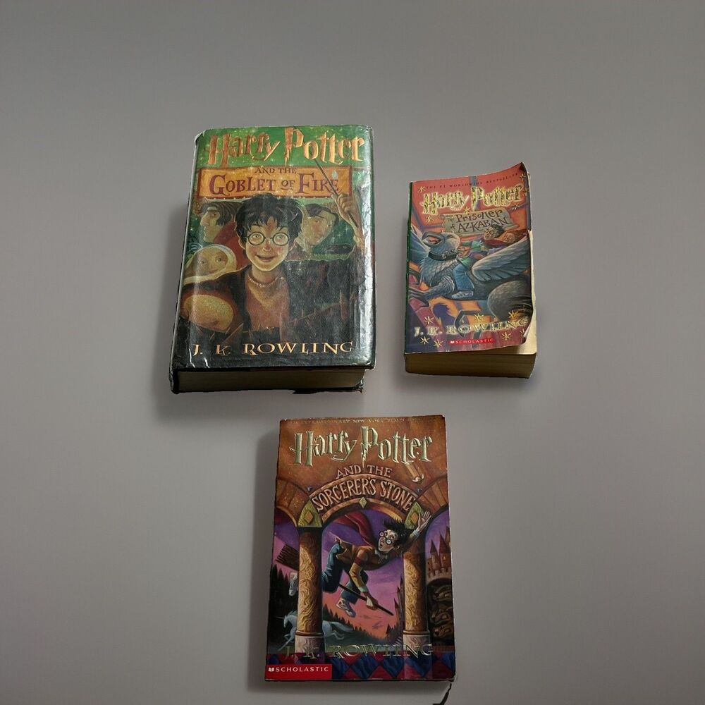 Harry Potter and the Goblet of Fire / Prisoner of Azkaban a First Print. 3 Lot